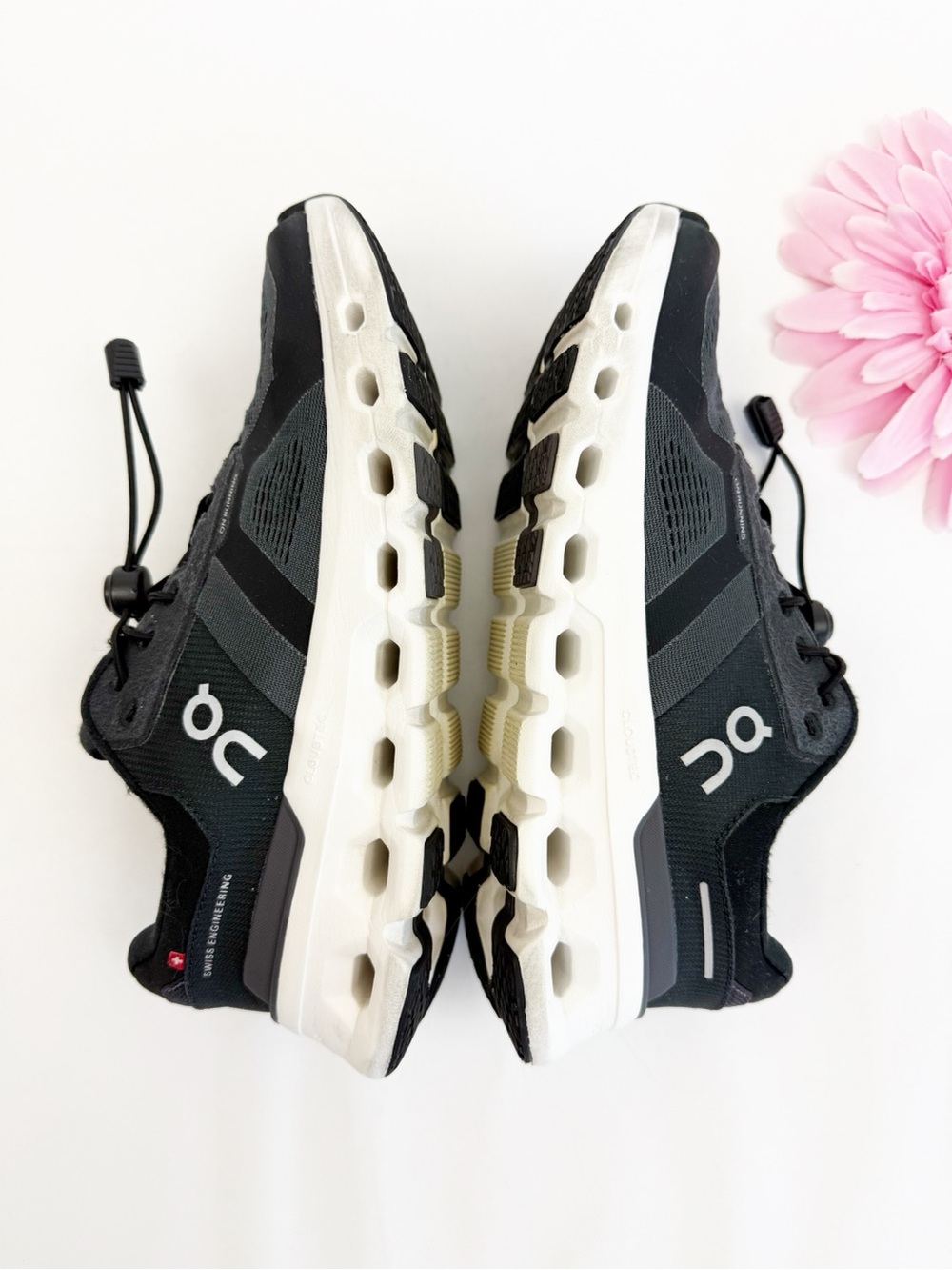 On Running Cloudrunner Eclipse Black White On Cloud Sneakers Running Shoes - Picture 7 of 10